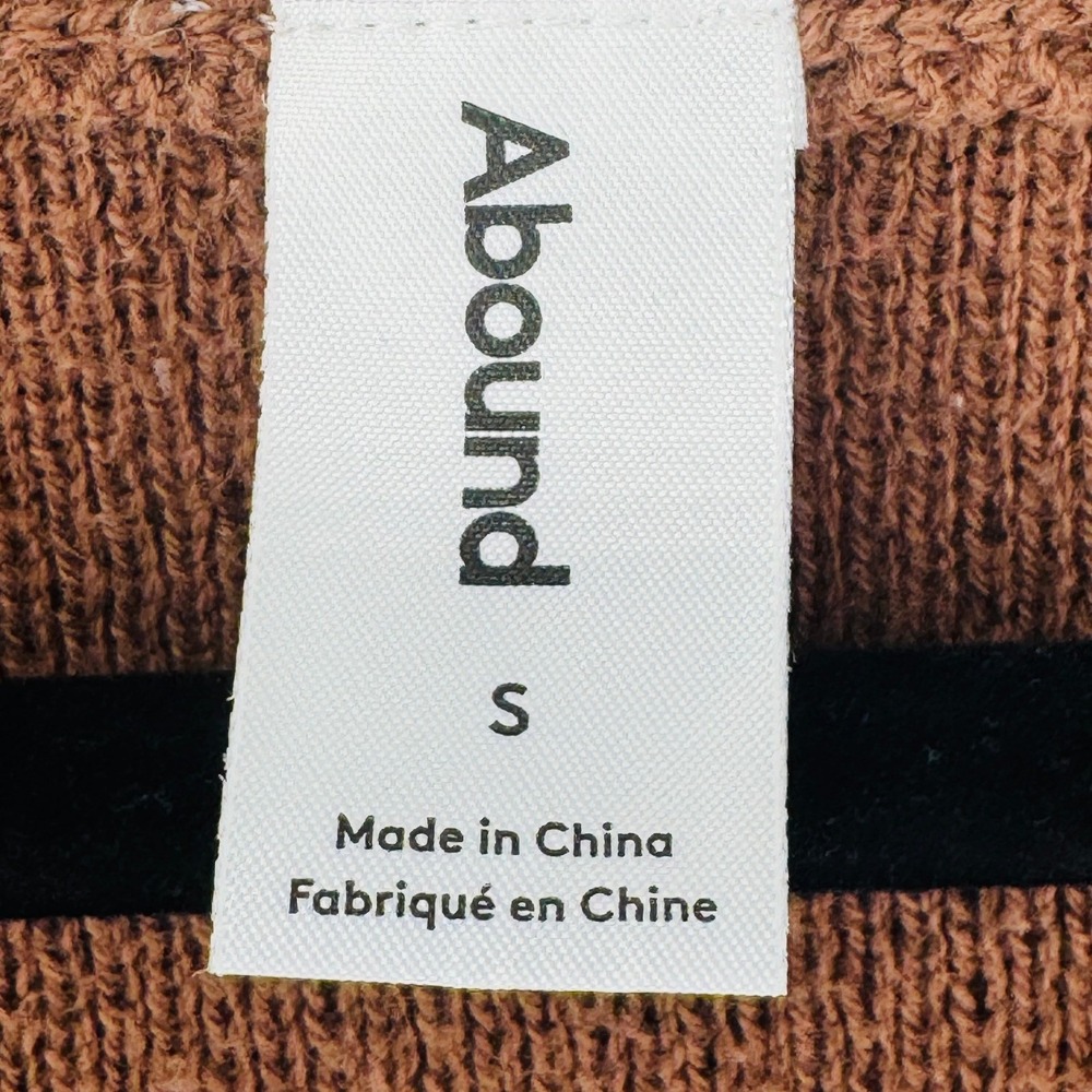 Abound Argyle Knit Sweater Vest S Brown White Pink Preppy Cottagecore Y2K - Picture 3 of 6